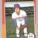 Texas Rangers Jackie Brown 1975 Topps Baseball Card # 316 ex