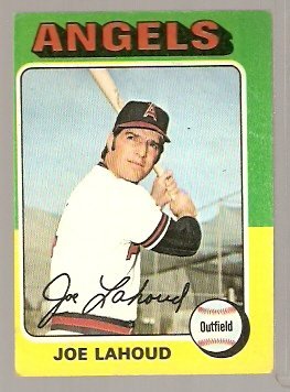 California Angels Joe Lahoud 1975 Topps Baseball Card # 317 ex oc