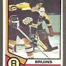 Boston Bruins Carol Vadnais 1974 Topps #165 vg