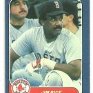 1986 Fleer Mini Boston Red Sox Jim Rice #76 Rich Gedman #75 nr mt