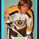 Boston Bruins Greg Sheppard RC Rookie Card 1973 Topps #8 ex mt  !