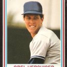 1990 Post Cereal # 8 Los Angeles Dodgers Orel Hershiser nr mt