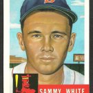 Boston Red Sox Sammy White 1991 Topps Baseball Card 1953 Archive 139