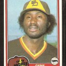 1981 Topps Baseball Card # 171 San Diego Padres Gene Richards nr mt
