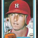 1981 Topps Baseball Card # 172 Houston Astros Gary Woods nr mt