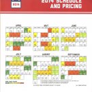 Boston Red Sox 2014 Schedule & Pricing Guide
