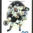 1995 Boston Bruins Pocket Schedule Cam Neely Derek Sanderson Fred Cusick UPN 38 Budweiser