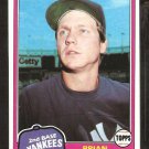 1981 Topps # 159 New York Yankees Brian Doyle nr mt