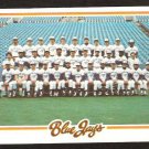1978 Topps # 626 Toronto Blue Jays Team Card Unmarked Checklist vg/ex