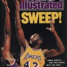 LAKERS JAMES WORTHY 1989 SPORTS ILL INDY 500 THOMAS HEARNS CINCY REDS CALGARY FLAMES STANLEY CUP