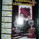 1998 Boston Bruins Poster Schedule The Winning Is Just Beginning Sergei Samsonov Pat Burns