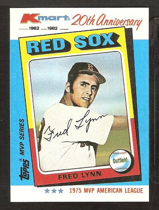 1982 Kmart # 27 Boston Red Sox Fred Lynn nr mt