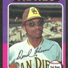 San Diego Padres Derrel Thomas 1975 Topps Baseball Card 378 ex