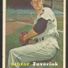 Baltimore Orioles George Zuverink 1957 Topps Baseball Card 11 ex/em