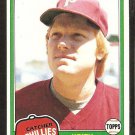 1981 Topps # 131 Philadelphia Phillies Keith Moreland nr mt