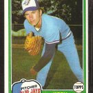 1981 Topps # 124 Toronto Blue Jays Jerry Garvin nr mt