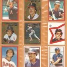1982-83 Topps Stickers California Angels Lot 16 Rod Carew Reggie Jackson Grich Lynn Boone Baylor