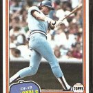 1981 Topps # 98 Kansas City Royals Clint Hurdle