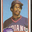 1981 Topps # 99 Cleveland Indians Eric Wilkins