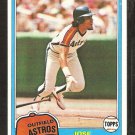 1981 Topps # 105 Houston Astros Jose Cruz