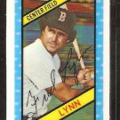 1980 Kelloggs 3-d Super Stars # 40 Boston Red Sox Fred Lynn