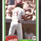 1981 Topps # 90 Philadelphia Phillies Bake McBride nr mt