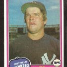 1981 Topps # 88 New York Yankees Joe LeFebvre nr mt