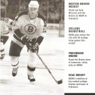 Boston Bruins Kyle McLaren February 2000 NESN Cable Schedule Flyer Big East Pac 10 Providence Bruins