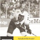 Boston Bruins Hal Gill February 1999 NESN Cable TV Schedule Flyer Big East Big 10 Pac 10