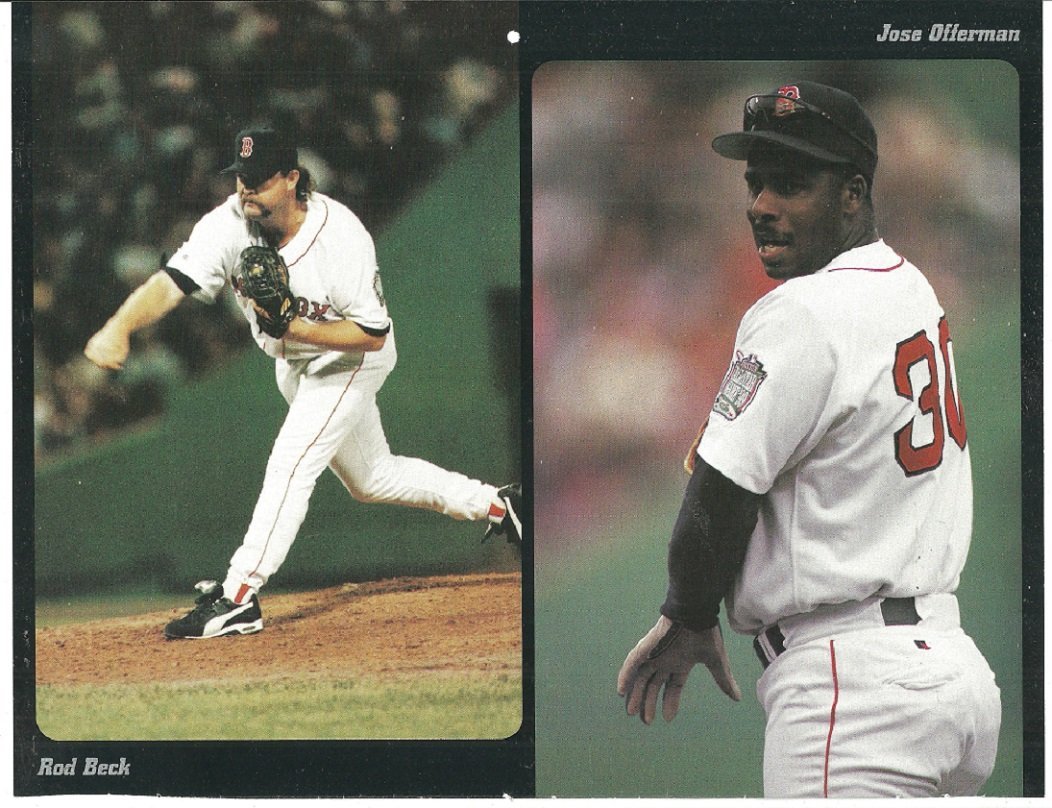 Boston Red Sox Rod Beck Jose Offerman 1999 Pinup Photo