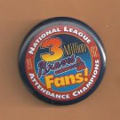 1992 Atlanta Braves 3 Million Fans Pin Pin Back 1.75 inches