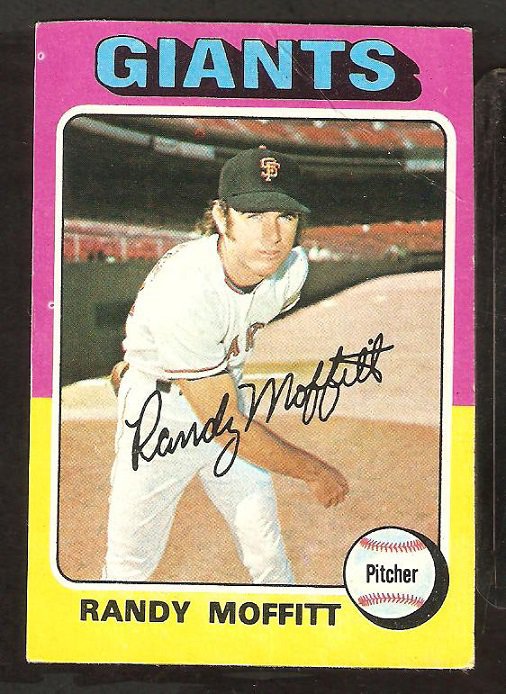 1975 Topps # 132 San Francisco Giants Randy Moffitt