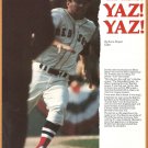 1977 Boston Red Sox Carl Yastrzemski 4-page Folio Ted Williams Tony Conigliaro