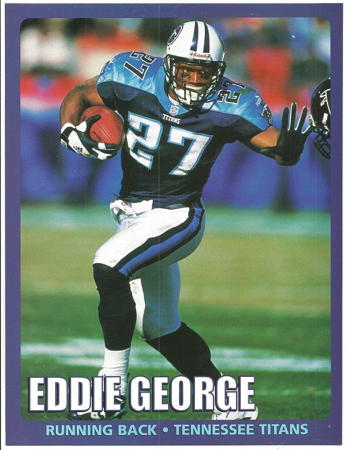 Tennessee Titans Eddie George 2000 Pinup Photo 8x10