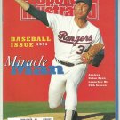 1991 Sports Illustrated Baseball Preview Texas Rangers Nolan Ryan Boston Celtics Larry Bird