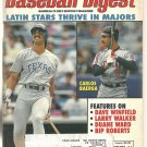 1993 Baseball Digest Kansas City Royals George Brett Cleveland Indians Rangers Washington Senators