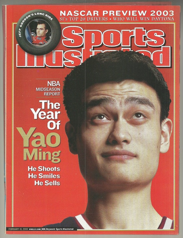 2003 Sports Illustrated Houston Rockets New York Rangers Uconn Huskies Duke Blue Devils Nascar