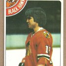 Chicago Blackhawks Darcy Rota 1978 Topps Hockey Card 47 vg