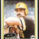Pittsburgh Pirates Bill Robinson 1981 Topps # 51 nr mt