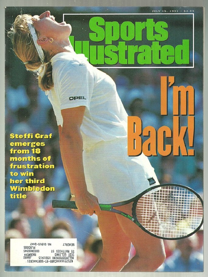 1991 Sports Illustrated Wimbledon Steffi Graf Delmar Race Course Fergie Jenkins Chicago Cubs