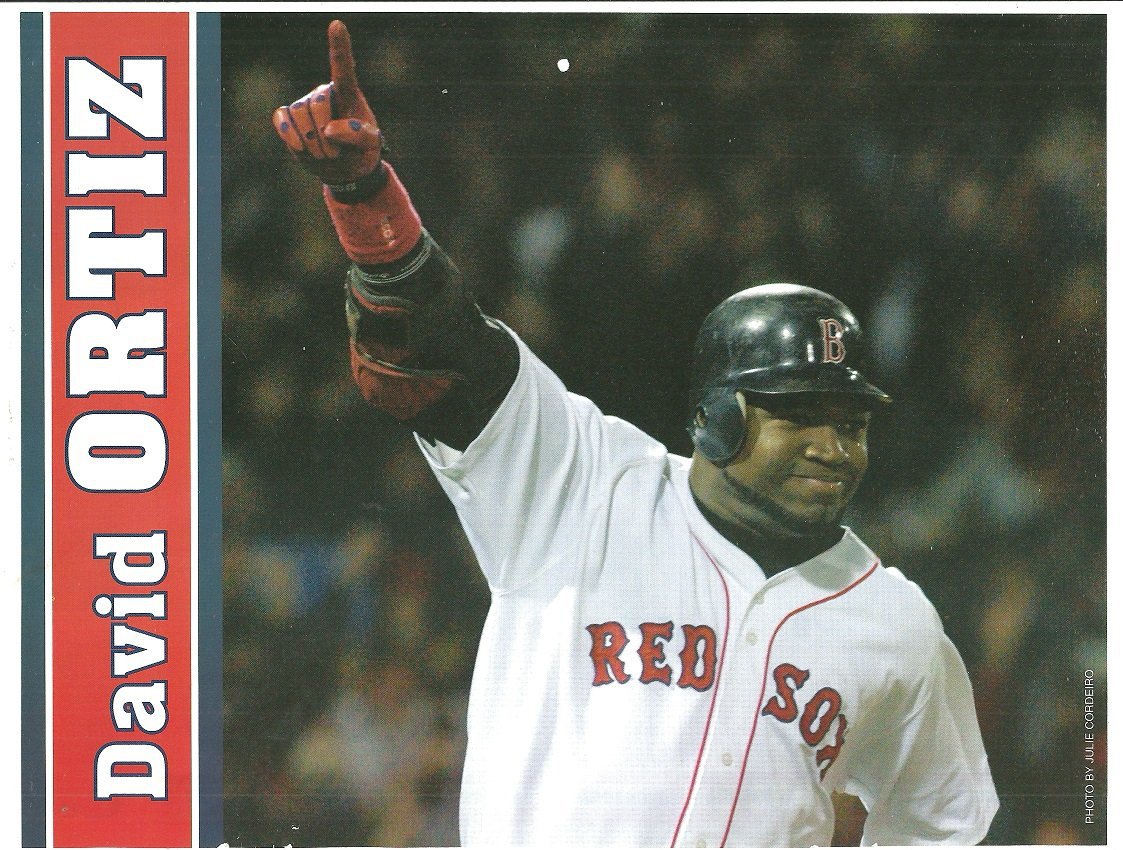 Boston Red Sox David Ortiz Big Papi 2005 Pinup Photo 8x10 !