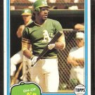 Oakland Athletics Mitchell Page 1981 Topps Baseball Card # 35 nr mt