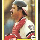 Minnesota Twins Jose Morales 1981 Topps Baseball Card # 43 nr mt