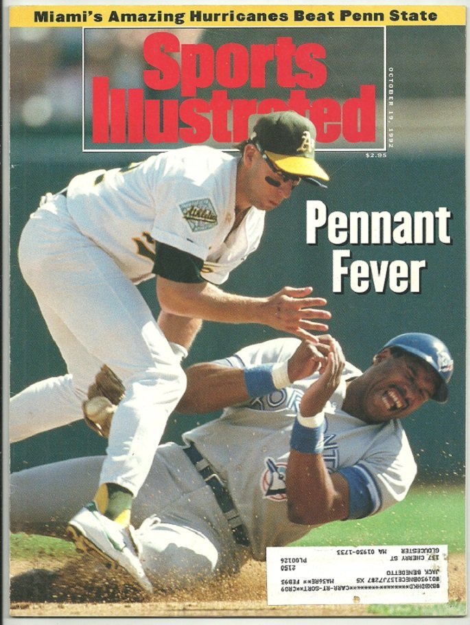 1992 Sports Illustrated Atlanta Braves Pirates Blue Jays Athletics Miami Hurricanes Richard Petty !