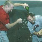 Boston Red Sox Curt Schilling Kevin Millar 2004 Clubhouse Celebration 2005 Pinup Photo 8x10 !
