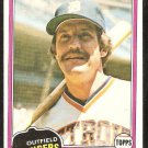 Detroit Tigers Champ Summers 1981 Topps Baseball Card # 27 nr mt