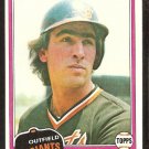 San Francisco Giants Jack Clark 1981 Topps Baseball Card # 30 nr mt