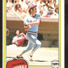 St Louis Cardinals Ken Oberkfell 1981 Topps Baseball Card # 32 nr mt