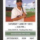 Toronto Blue Jays Boston Red Sox 2013 Ticket Jose Bautista 2 hr Adam Lind 3 hits