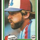 Montreal Expos Larry Parrish 1981 Topps Baseball Card # 15 nr mt